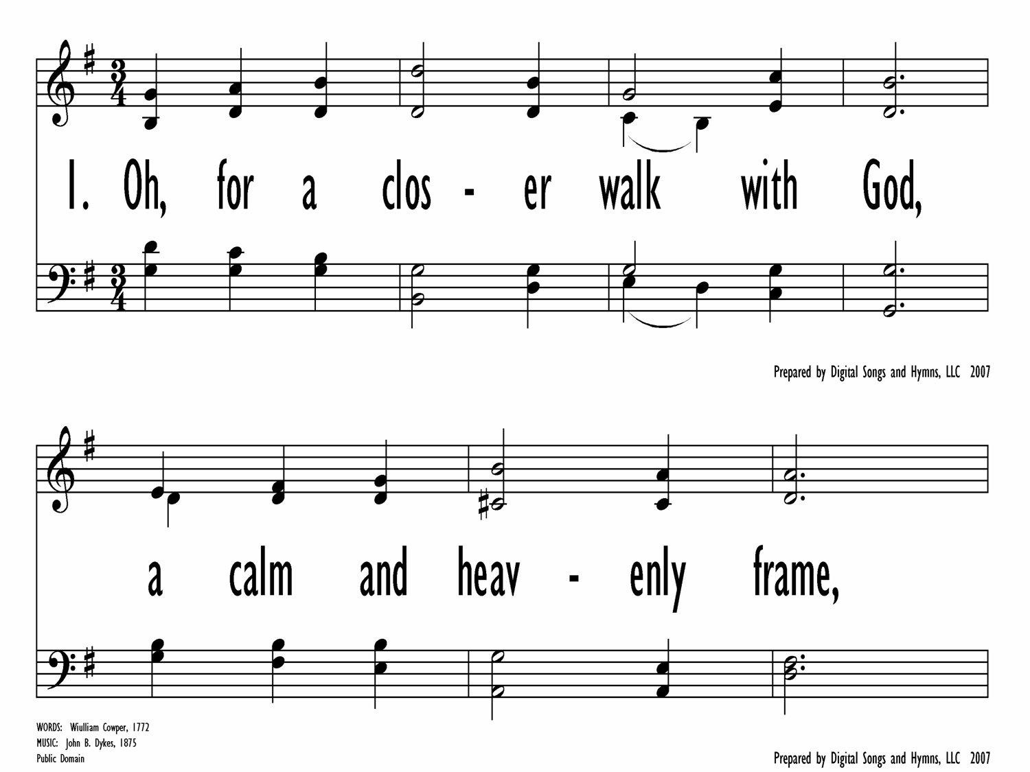 Walking with God | Hymnary.org